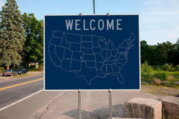 Does every US STATE have a WELCOME sign?