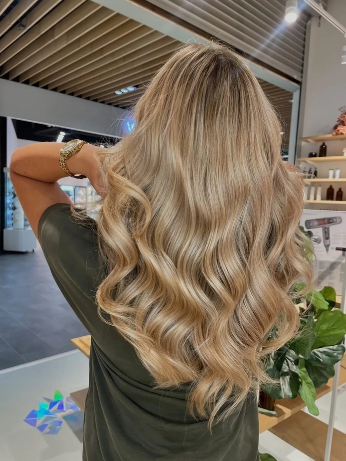 I have light brown skin, how should I dye my hair? a) black with blonde highlights b) brown hair c) red hair d) blonde hair?