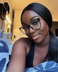 Why are black glasses so sexy on females?