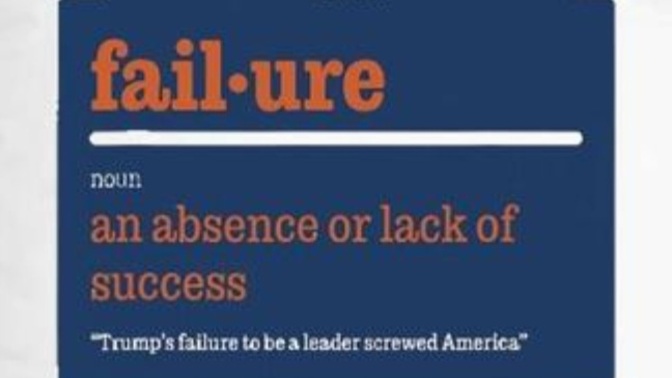 Why is Donald Trump such a miserable failure?