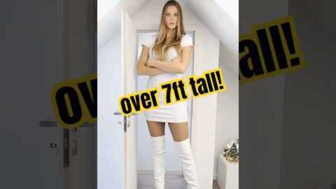 What would you do if your blind date shows up and she is over 7 feet tall?