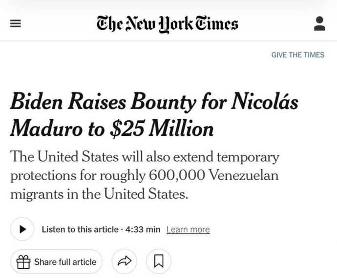 What do you think of the illegal invasion of Venezuela and illegal kidnapping of a legally elected head of state?