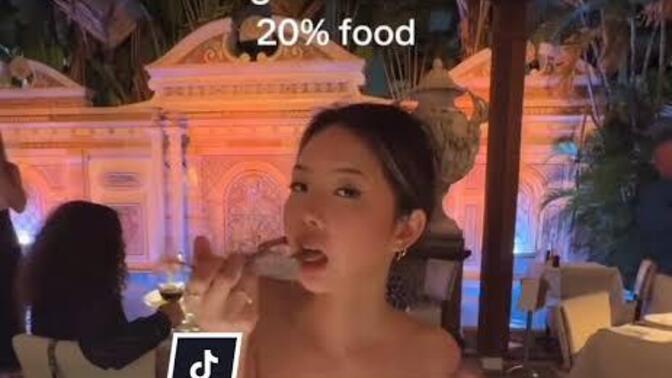 Let's talk about the hot girl Instagram dinner?