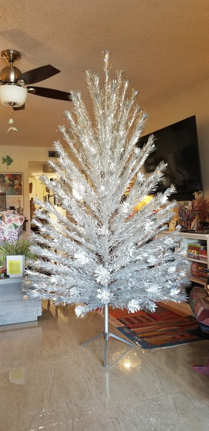 Have you ever seen an aluminum Christmas Tree?