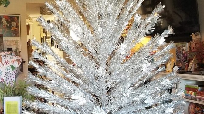 Have you ever seen an aluminum Christmas Tree?