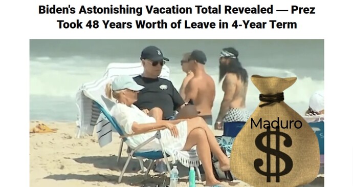 Joe Autopen raised the bounty on Maduras head from 15 million to 25 million. Does this prove that Joe just hates brown people?
