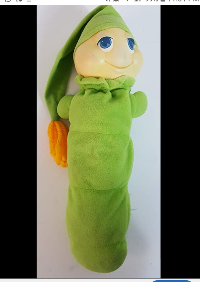 the original glow worm doll. it was high tech! 