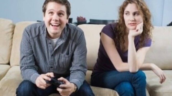 What does it mean when all my boyfriend does is play games on his phone instead of hanging out with me?