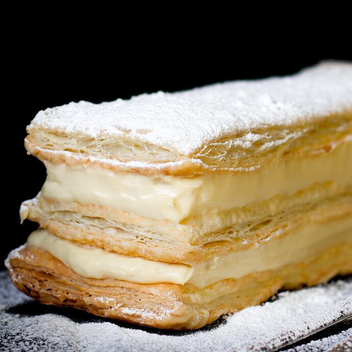 Napoleon Dessert Mille Feuille Cream Pastry