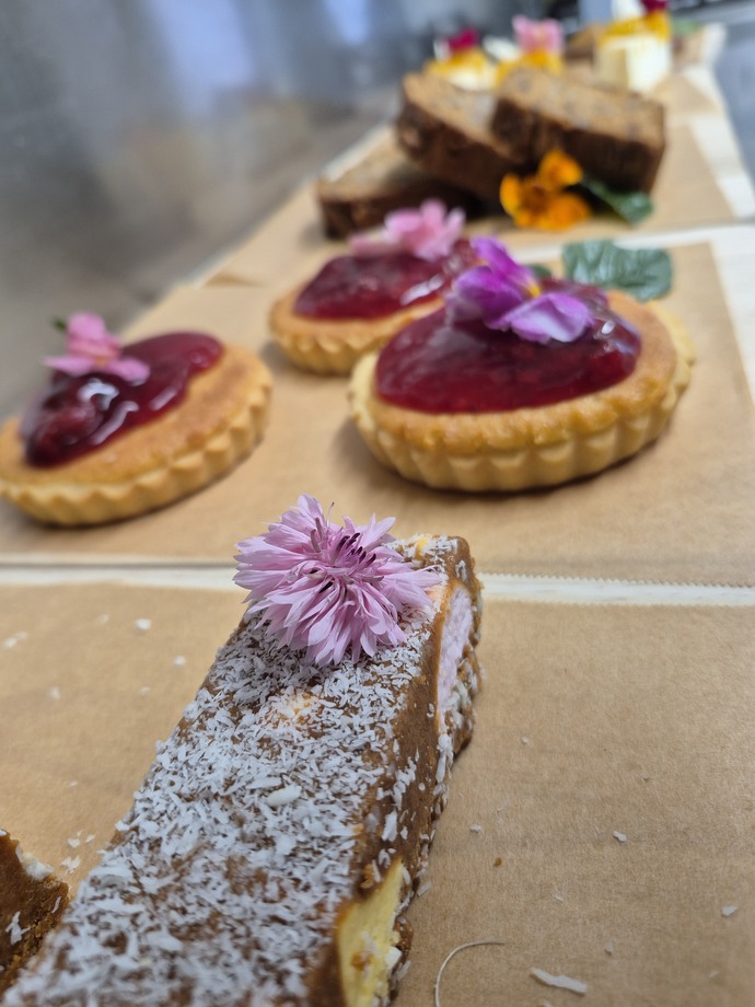 Do you think food is more appealing when its decorated with greenery and flowers?