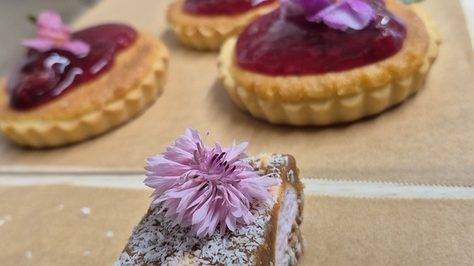 Do you think food is more appealing when its decorated with greenery and flowers?