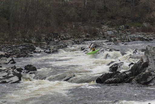 The Carrabassett river where tourists go.