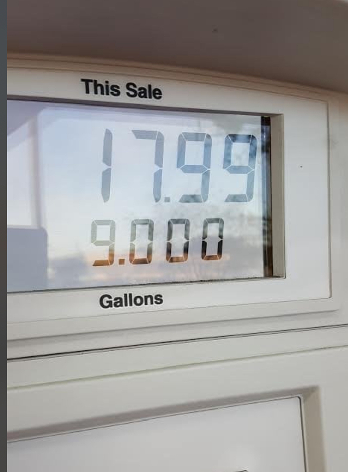 At The Gas Station When Fueling Up After The Pump Stops Do You Try To Round The Dollar Amount Up Or Leave The Dollar Amount Where The Pump Stops?
