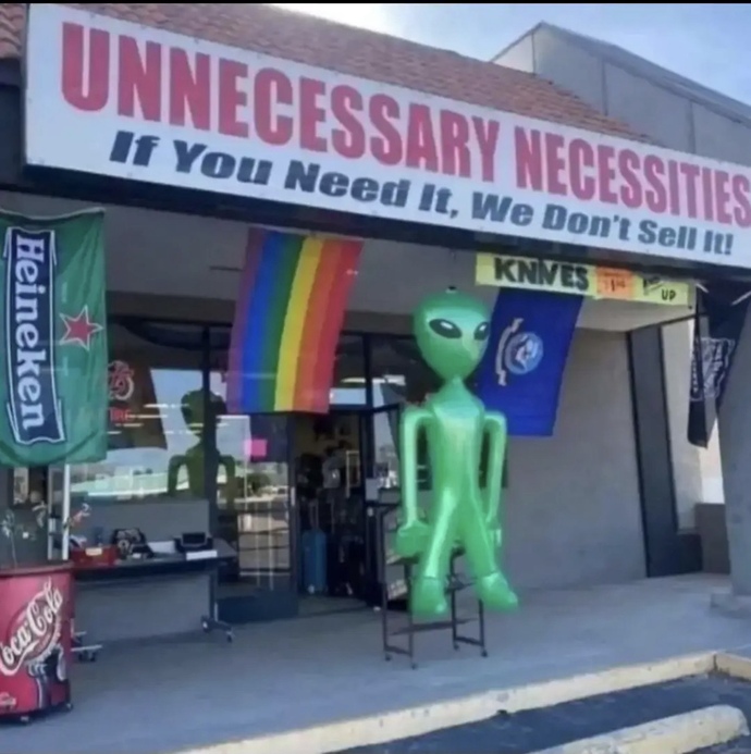 Most ridiculous answers only: what can you buy in this store?