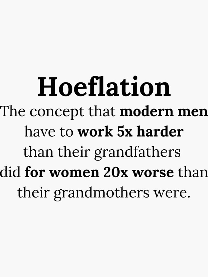 Why do most folks from older generation always act like Hoeflation isnt a thing?
