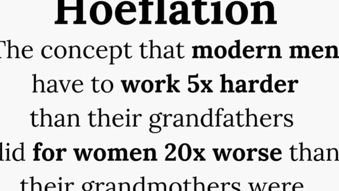 Why do most folks from older generation always act like Hoeflation isn't a thing?