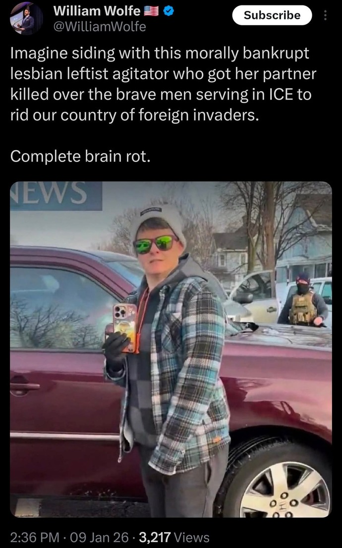 Should Wife of Ice Attacker be charged also as an accessory to committ assault/murder on federal agents with a vehicle?