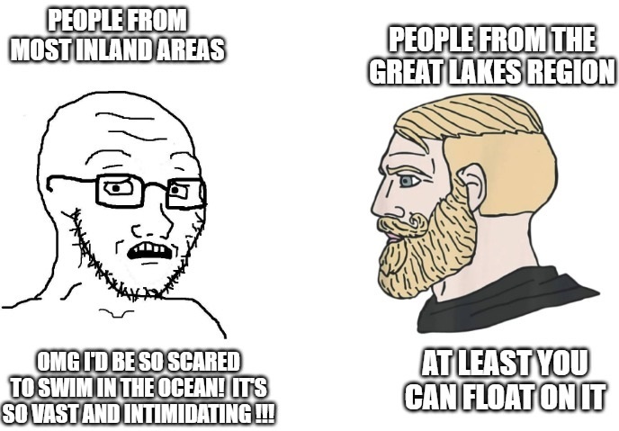 Did you ever find the idea of swimming in the ocean scary?