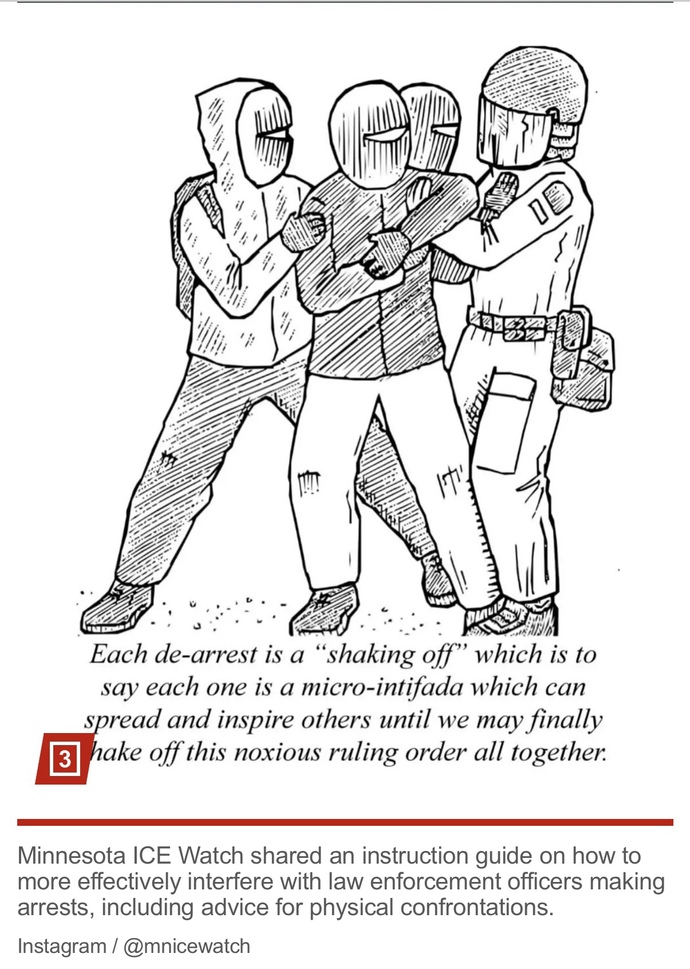Renee Good’s ICE watch group shared Manuel detailing how to fight ICE. If there were to be charges against the ICE agent, would this help or hurt him?