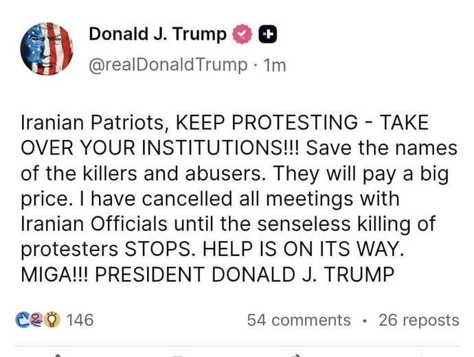 Hello MAGA supporters, too bad Trump left you officially, He is now MIGA?