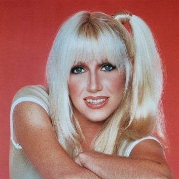 Suzanne Somers, in "Three's Company"
