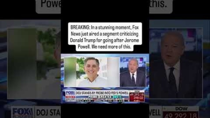 Did the Trump Administration realize what the backlash in the international financial community would be after targeting Fed Chair Powell?