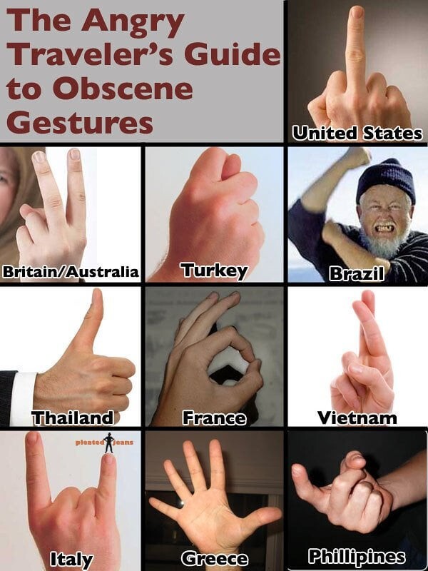 Whats your preferred dismissive hand gesture?