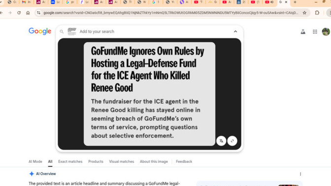 Why did they set up a go fund me account for the ICE Agent who murdered Renea Good if he did nothing wrong?
