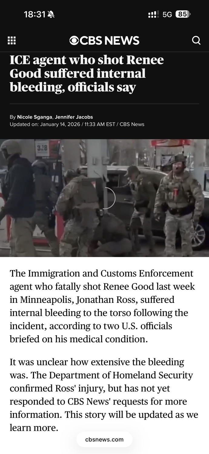 Does this change opinions on the ICE shooting?