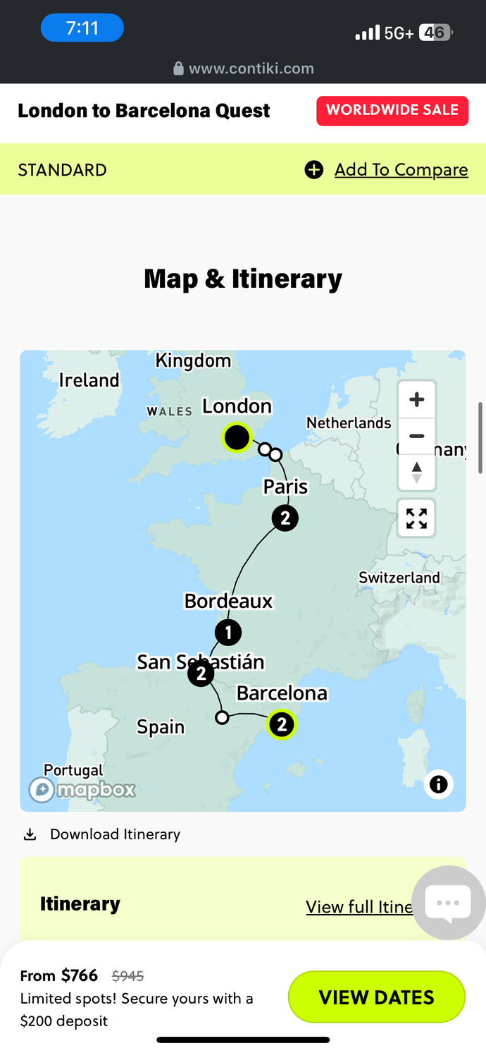 Which trip do you think is better?