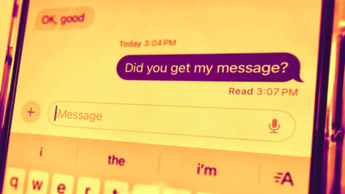 Is he leaving me on read on purpose?