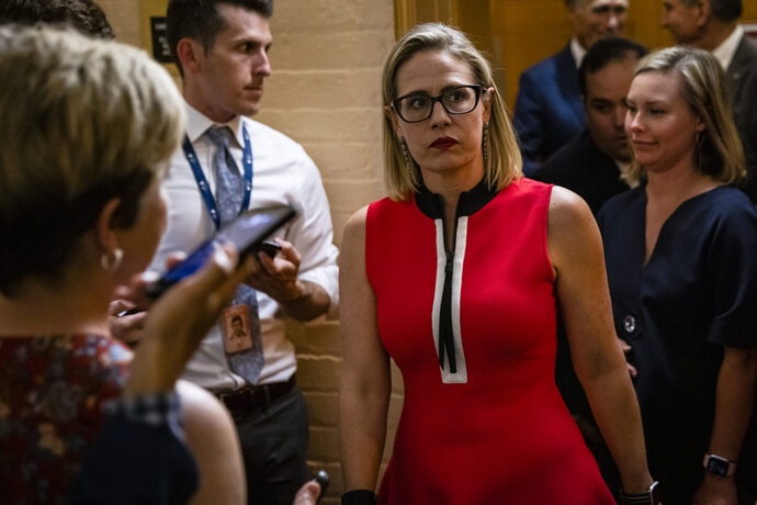 Former Arizona senator Kyrsten Sinema is being sued for having an affair. Thoughts?