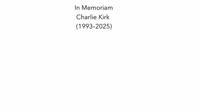You find a book that interests you and plan to purchase it, but before you do you notice the book is dedicated to Charlie Kirk. Does this deter you?