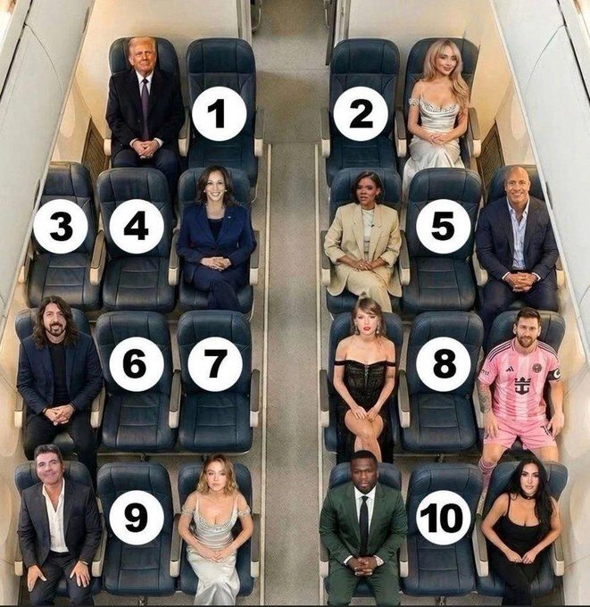 Youre On A 10 Hour Flight. Which Seat Would Wou Choose, And Why?