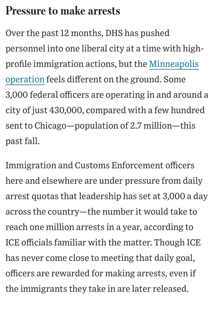 Did you know that Trump's Immigration and Customs Enforcement officers receive a bonus if they make bad arrests?