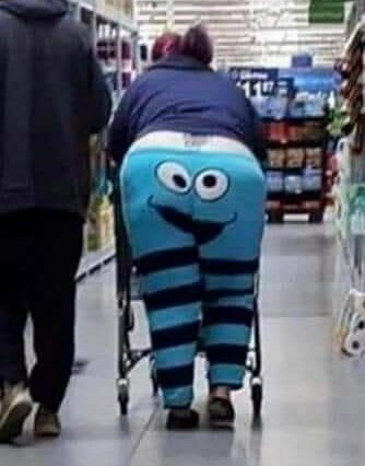 Would fake eyes stop men from staring at my butt?