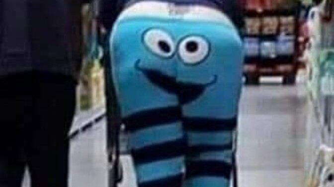 Would fake eyes stop men from staring at my butt?