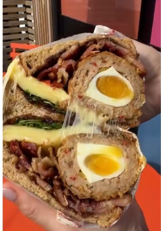 Scotch egg sandwich. Yay or nay?