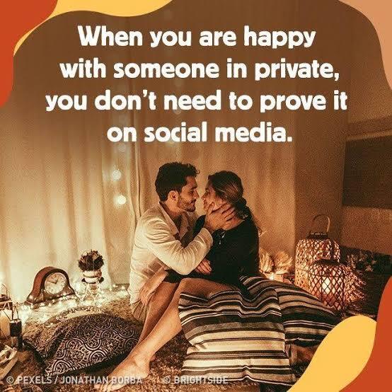 How much of your relationship do you share on social media?