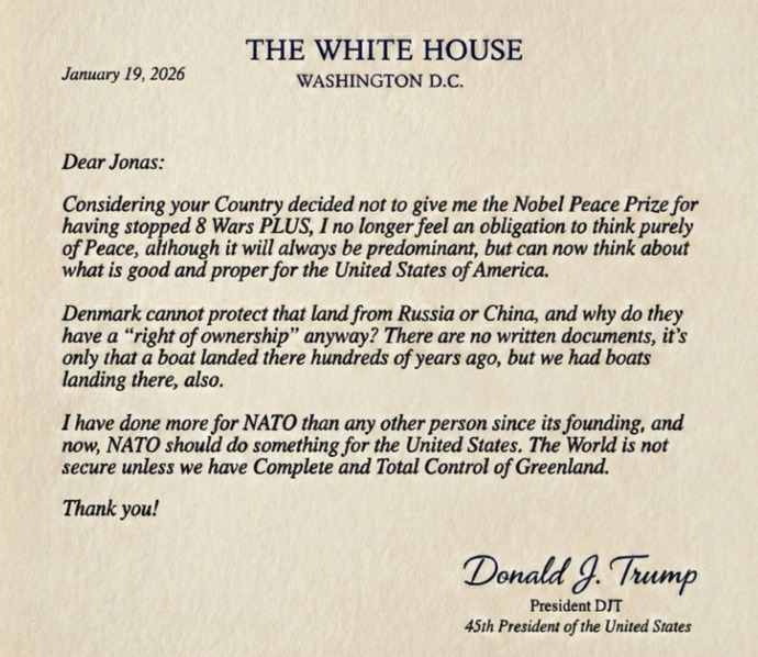Have you seen this insane letter?