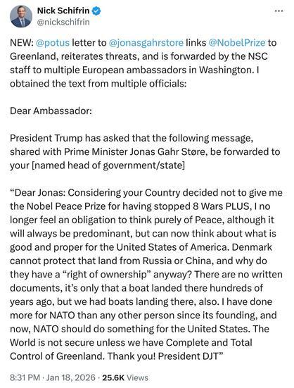 Have you seen this insane letter?