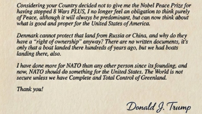 Have you seen this insane letter?
