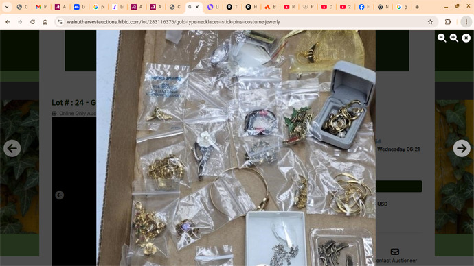 How much Gold will I find in these lots?
