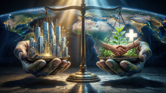 If economic globalization is inevitable, should it primarily serve humanity rather than the interests of transnational corporations?