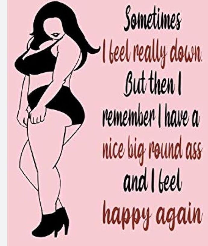 Is it normal to still love a woman who's overweight?