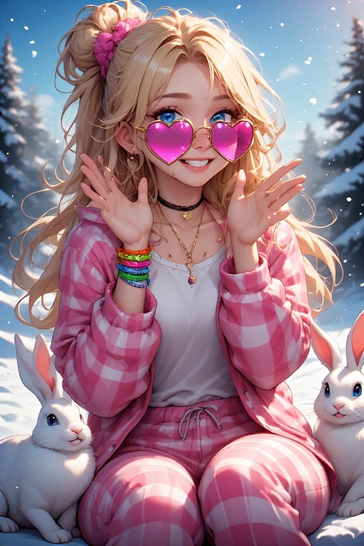 So, here it is! By request! I call it: "Ai Random in some cool ass sunglasses".