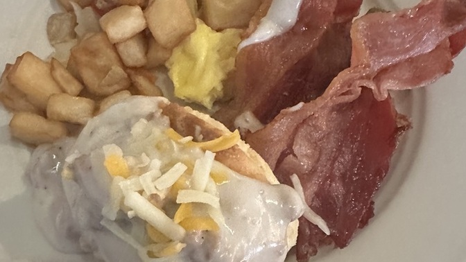 How does my Tampa Florida hotel breakfast look? At the Hilton?