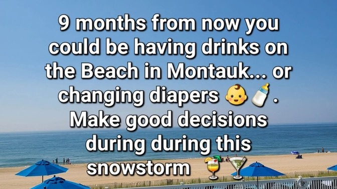 Do you know any blackout or blizzard babies? Do they count as oops or whatevs?