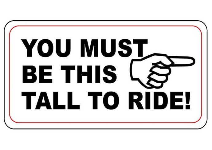 Should pubs and clubs have a minimum height entry for men?
