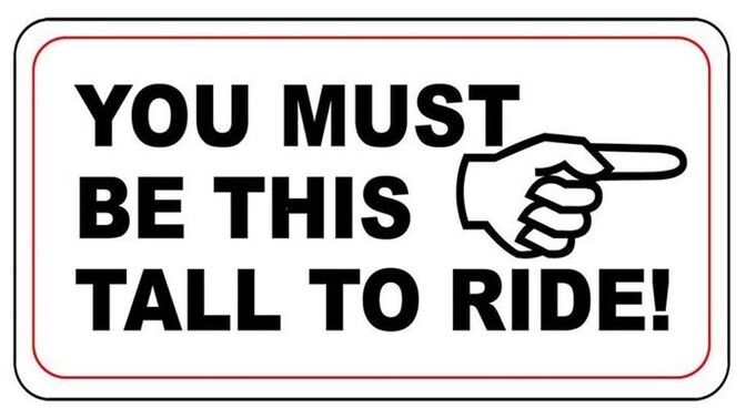 Should pubs and clubs have a minimum height entry for men?